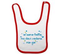 Fupies Bavaglino neonato io sono bello ma devi vedere mio zio, Rosso