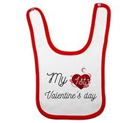 Fupies Bavaglino neonato my first valentine's day, Rosso