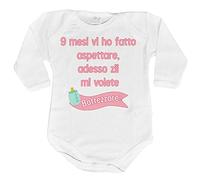 Fupies Body neonata 9 Mesi VI Ho Fatto Aspettare Adesso zii Mi Volete battezzare? 1 mese Manica lunga