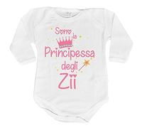 Fupies Body neonata Sono la Principessa degli zii 1 mese Manica lunga