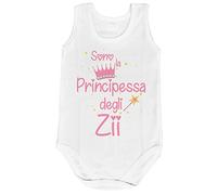Fupies Body neonata Sono la Principessa degli zii 12 mesi Giromanica