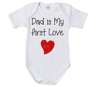 Fupies Body neonato dad is my frist love, 3 Mesi, Manica corta