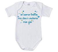 Fupies Body neonato io sono bello ma devi vedere mio zio 6 mesi Manica corta