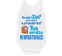 Fupies Body neonato pronto zia? puoi venire a prendermi? tua sorella mi infastidisce 3 mesi Giromanica