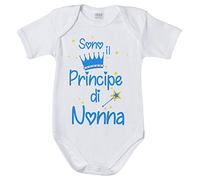 Fupies Body neonato sono il principe di nonna, 1 Mese, Manica lunga