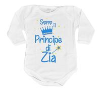 Fupies Body neonato sono il principe di zia 1 mese Manica lunga