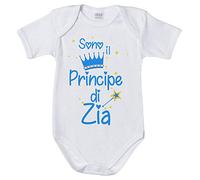 Fupies Body neonato sono il principe di zia 9 mesi Manica corta