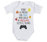 Fupies Body neonato sono la prova che papà non gioca ai videogames tutto il tempo, 9 Mesi, Manica lunga