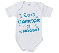 Fupies Body neonato sono l'amore dei nonni, 1 Mese, Manica corta