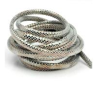 FUPOHUA Cavo di Cuoio 6mm 2 m/Lotto Mezzo Tondo PU Ciondolo Cavo di Cuoio Corda per Stile Europeo Collana Fai da Te Bracciale Choker Creazione di Gioielli Artigianali