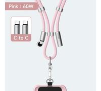 FUPOHUA Cavo USB C Universale per Telefono, 2 in 1, Cinturino per Telefono, Cavo di Ricarica da C a C/da C a L per la Maggior Parte dei telefoni