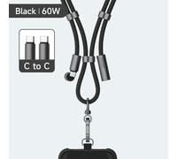 FUPOHUA Cavo USB C Universale per Telefono, 2 in 1, Cinturino per Telefono, Cavo di Ricarica da C a C/da C a L per la Maggior Parte dei telefoni