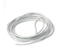 FUPOHUA Cinturino in Pelle con Pendente 2-3mm Cavo Rotondo in Pelle PU Corda Luminosa per Collana Stile Europeo Fai da Te Bracciale Girocollo Creazione di Gioielli Artigianali 5m