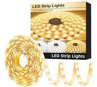 FUPT Striscia LED 2m 60 LED,Temperatura del colore 3000k-6000k Può cambiare colore,Luce Nastro Luminoso per Decorazione Interna,Luci LED per Casa, Bar, Festa, Accorciabile e Controllo dall'APP