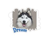 Fur Close Relations Wolfhound Adesivi Citazione Sogno Decalcomanie in Vinile