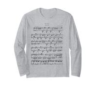 Fur Elise Beethoven Spartito Pianoforte Vintage Maglia a Manica