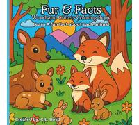 Fur & Facts: Woodland Critters Coloring Book