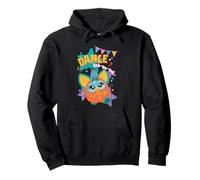 Furby Dance Dah No Lah Fun Party Dancing Happy Orange Furby Felpa con Cappuccio