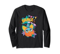 Furby Dance Dah No Lah Fun Party Dancing Happy Orange Furby Maglia a Manica