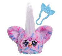 Furby Furblets, Cay-Kee, peluche in miniatura a tema torta rosa, con musica e suoni, giocattoli a forma di cibo per bambini e bambine dai 6 anni in su