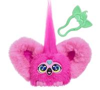 Furby Furblets, Flo-Flo, Peluche Fenicottero Giocattolo in Miniatura per Bambini e Bambine dai 6 Anni in Su, Oltre 45 Suoni e Melodie, Con 2 Clip Portachiavi, Multicolore