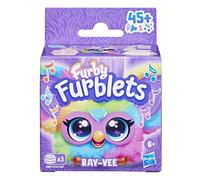 Furby Furblets Ray-Vee Mini Amico, più di 45 suoni, musica elettronica e frasi in Furbish, giocattoli di peluche elettronici, arcobaleno, regali per il ritorno a scuola, età 6+ AVVERTENZA:①Questo prod