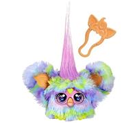 Furby Furblets, Swee-Dee Primavera, Peluche Giocattolo in Miniatura per Bambini e Bambine dai 6 Anni in Su, Oltre 45 Suoni e Melodie, Con 2 Clip Portachiavi, Multicolore