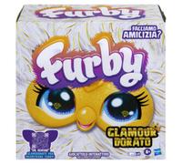 Furby Gold Glam, Giocattolo di Peluche interattivo - Versión Italiana