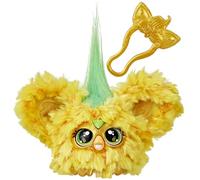 Furby Hasbro Furblets Hoo-Lah Peluche Elettronico in Miniatura, Giocattolo di Peluche per Bambini e Bambine dai 6 Anni in Su, con Clip Portachiavi