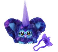 Furby Hasbro Furblets Star-Lee Peluche Elettronico in Miniatura, Giocattolo di Peluche per Bambini e Bambine dai 6 Anni in Su, Collezionabile con Clip Portachiavi