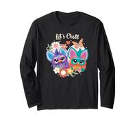 Furby Let's Chill Lovely Doodle Hearth Portrait Maglia a Manica