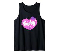 Furby Lovely Heart Shape Pink Fur Canotta