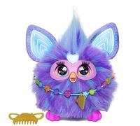 Furby Viola 15 Accessori alla moda, Animali di peluche interattivi per ragazzi e ragazze a partire da 6 anni, Animatronic Attivato dalla voce - Versione olandese