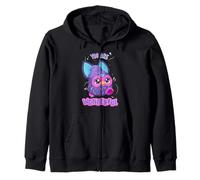 Furby You Are Wonderful Adorable Purple Furby Felpa con Cappuccio