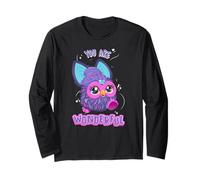 Furby You Are Wonderful Adorable Purple Furby Maglia a Manica