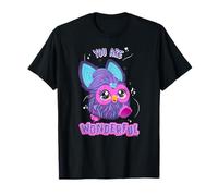 Furby You Are Wonderful Adorable Purple Furby Maglietta