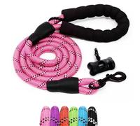 FurDreams Guinzaglio per Cani - 152 cm, Rosa I con Morbido Manico Imbottito e Filettatura Altamente Riflettente I Collari per Cani Taglia Grande, Taglia Media, e di Piccola Taglia