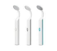 FUREIN SMILE Specchio dentale per bocca con luce Specchio orale LED Specchio per ispezione dei denti Anti-appannamento Specchio per ispezione della bocca Denti Angolo Curva Strumenti per l'igiene