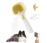 FURGO Spazzola a vapore per cani e gatti per spargimento, spazzola spray antistatica 3 in 1 con testine sostituibili, strumento di rimozione dei peli di animali domestici per tutti i tipi di pelliccia