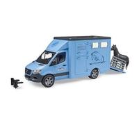 BRUDER 02674 SPRINTER TRASPORTO ANIMALI CON 1 CAVALLO