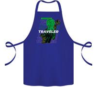 Furgone Gogh Alieno Urlo Arte Magia Funghi Cotone Grembiule 100% Biologico