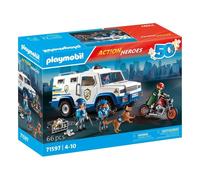Playmobil anniversary 71597 furgone portavalori - giocattolo per bambini di 4 anni
