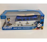 Furgone Volkswagen T1 Mickey E Amici Con Figura Di Topolino 1:24 Jada 33179