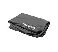 FurHaven Copertura di ricambio per letto per cani con stampa logo per interni ed esterni, resistente all'acqua, grigio pietra, media