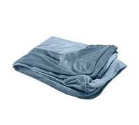 FurHaven Copertura di ricambio per letto per cani in finta pelliccia e velluto, lavabile in lavatrice, blu (Harbor blue), M