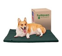 FurHaven Nap Reversible Two-Tone Pet Bed Crate or Kennel Pad Dog Bed, Water-Resistant Outdoor Indoor