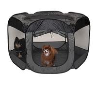 Furhaven Pop Up Playpen Pet Tent Playground - Gray, Extra Large