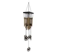 Furin Bell Grande IN Metallo Esterno Patio Veranda Suoneria 1 PC 12 Tubo