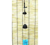 Furin Giapponese Vento Bell Campanello Nanbu Ghisa Tekki Pot Gancio Jizai-Kagi S