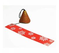 Furin Giapponese Vento Bell Campanello Takaoka Ghisa Color Oro Rosso Hanabi